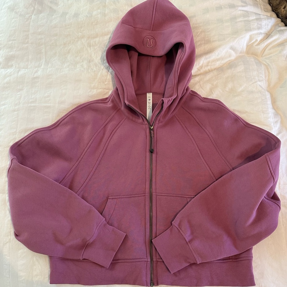 Oversized 1/2 zip scuba hoodie